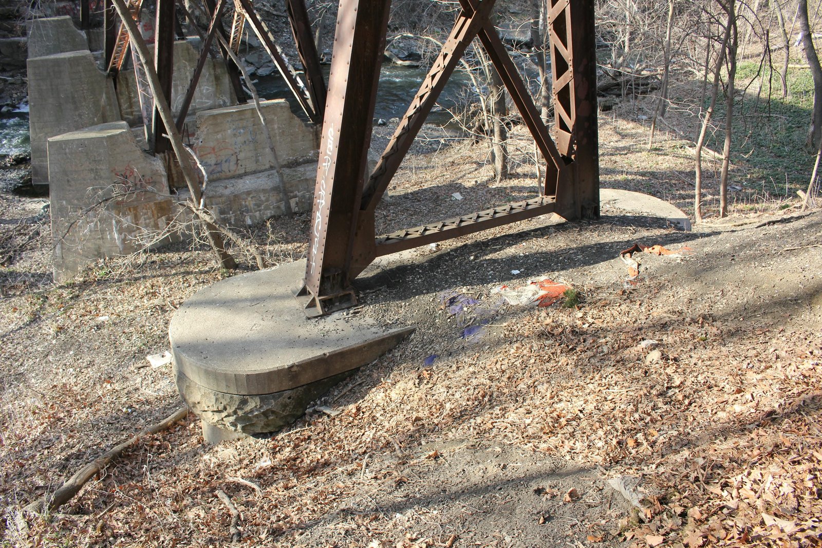 South pier (pier #1) base